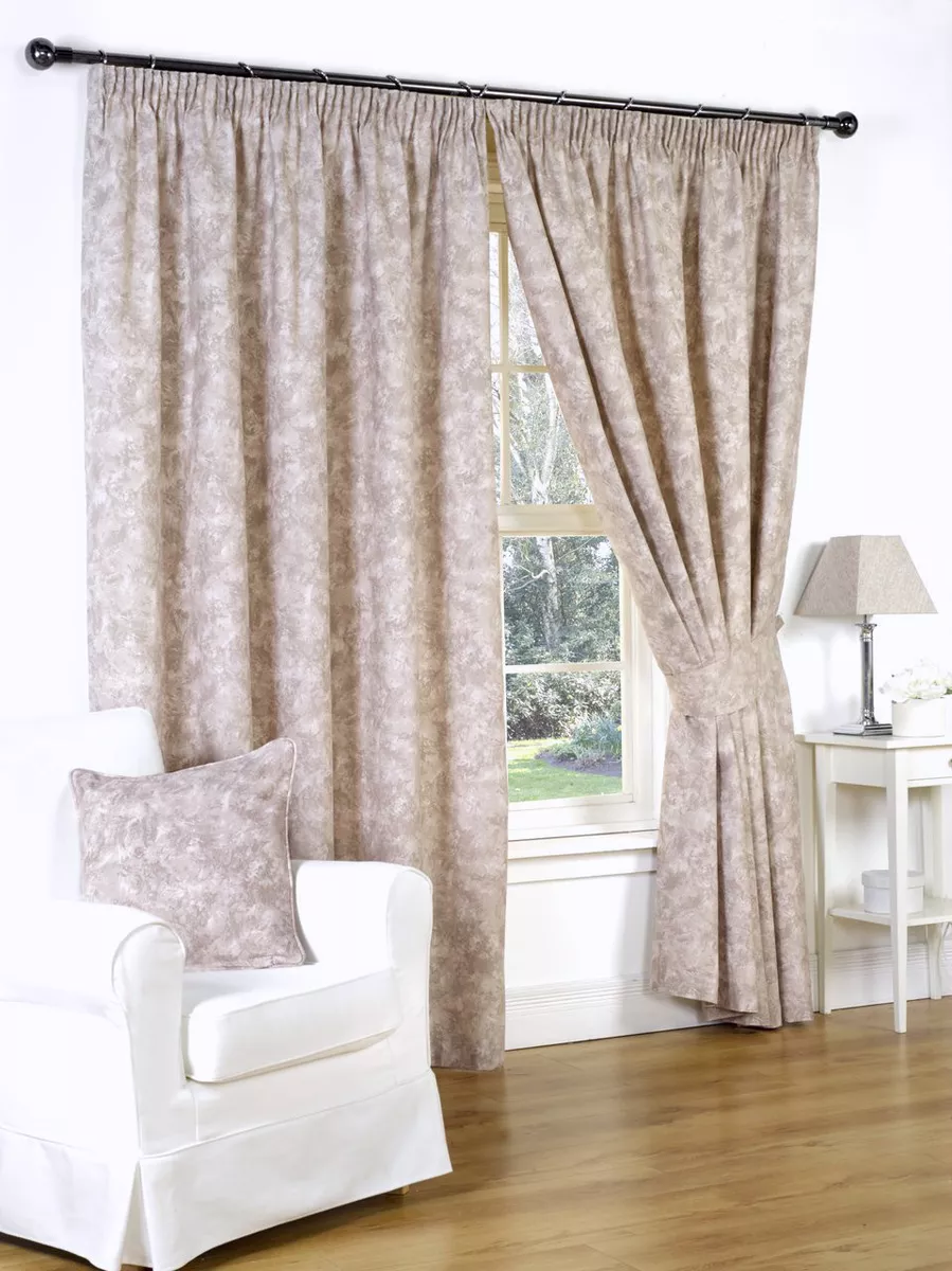 Lined curtains on sale