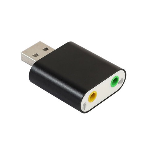 1x 2.0 USB Suono Scheda Adattatore Audio 3.5mm Microfono Cuffie Jack Stereo  PC | eBay