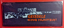 GEISSELE KING HUNTER SHOT-SHOW 2025 parche moral táctica PVC H&L NUEVO EN PAQUETE rifle camuflaje