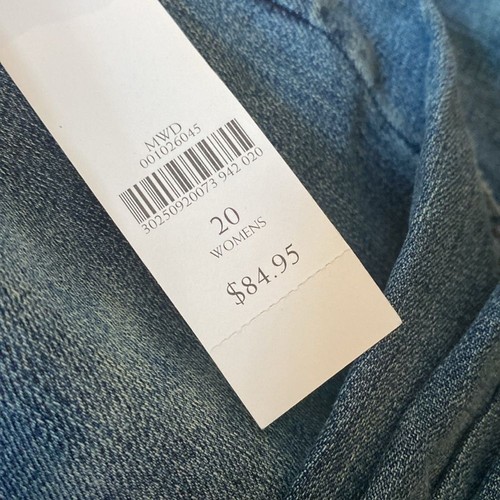 Coldwater Creek City Fit Bootcut Jeans NWT size 20 - Picture 3 of 6