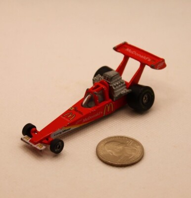 Racing Champions 1989 Red Diecast McDonald's Dragster Racecar