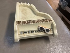 Rare ELTON JOHN ROCKET RECORDS PIANO ashtray ex Anne nightingale