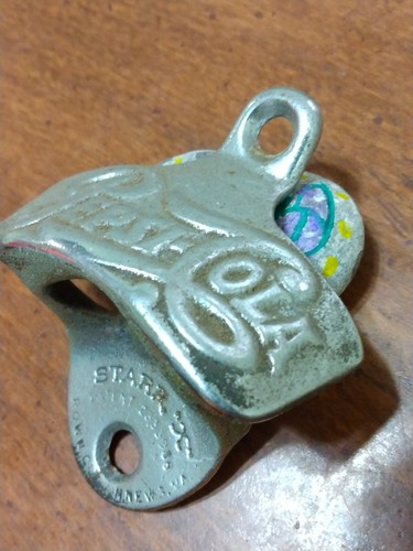 Vintage STARR X White Pepsi Cola Bottle Opener USA Advertising Antique Soda - Picture 8 of 11