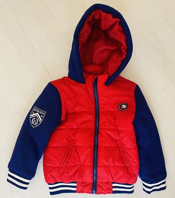 Fantastische Earth Child Kinder Jacke Baseball Style  rot/blau  Gr. 5-6, TOP!
