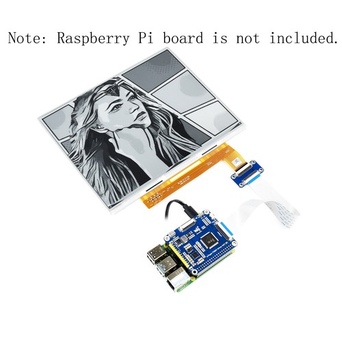 SOMBRERO de pantalla de papel electrónico tinta electrónica de 10,3" para Raspberry Pi Zero 2 W 3 Modelo B 4 5 - Imagen 3 de 6