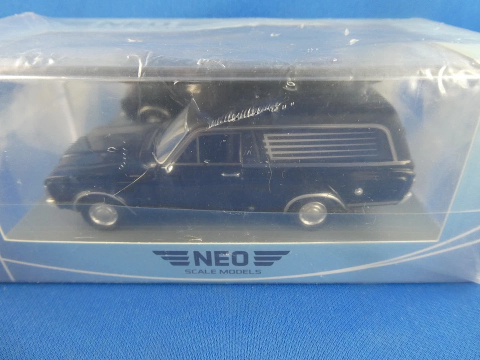 NEO 45265 FORD TAUNUS P7 PULLMANN 1969  NOIR / NEUF DANS SA BOITE  1/43 - Photo 2/4