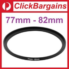 77mm to 82mm Step Up Camera Lens Filter Adapter Ring Stepping 77-82 mm UV CPL ND