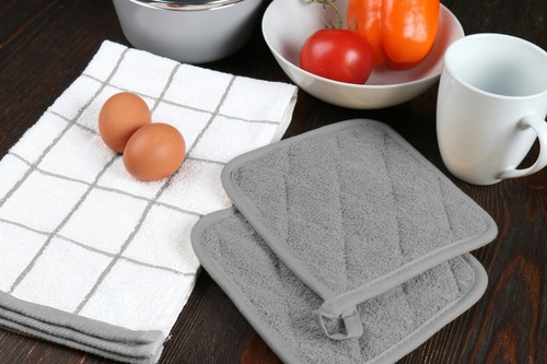 Dishcloth 12 Pack, Terry Kitchen 12x12 Striped Dish Towels, Color Choice, Cotton - Picture 81 of 95