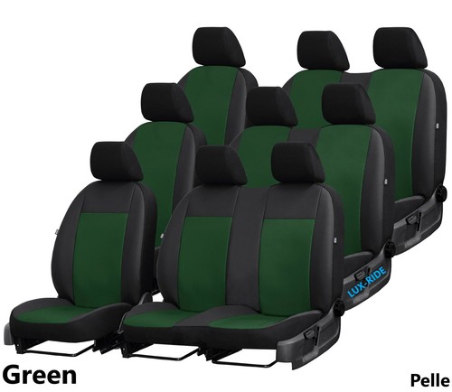 PEUGEOT TRAVELLER BUSINESS 9 SEATS 2017 - 2025 ART. LEATHER TAILORED SEAT COVERS - Picture 7 of 10