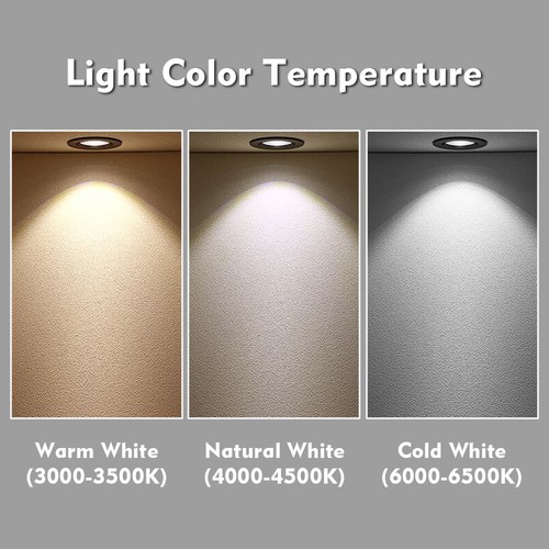 Dimmable LED Downlight COB Recessed Ceiling Light Spotlights Indoor 7W 12W 20W - Picture 8 of 9