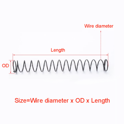 Small Stainless Steel Ballpoint Pen Springs-in Springs From Home - Foto 8
