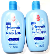 2 Johnson's Baby Bubble Bath Improved Formula Tear Free Gentle Daily Cleanser