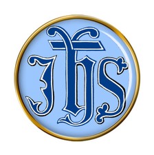 Christogramm IHS Anstecknadel