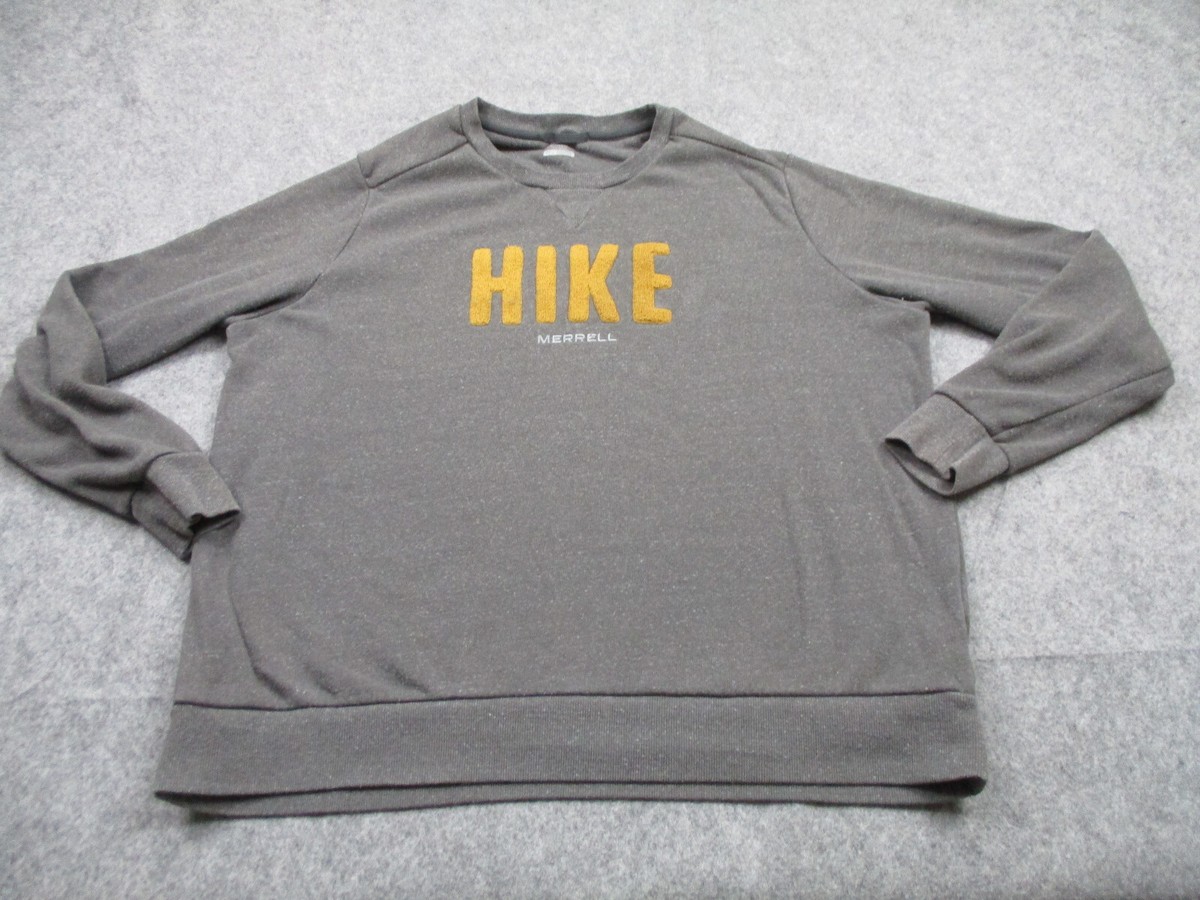 Merrell Sweater Mens 2XL XXL Brown Pullover Sweatshirt Crew Neck Adult Hike - Main Image