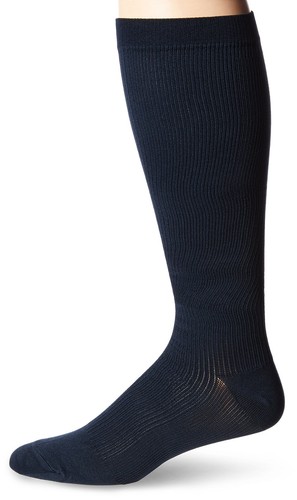 Men's Graduated Compression Socks Over The Calf 20-30 Mmhg Sockshosiery, Navy...