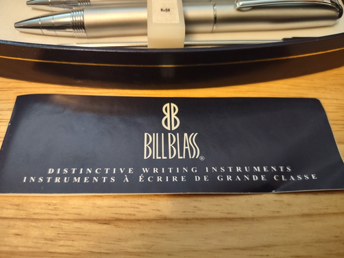 Bill Blass Stift & Druckbleistift Set Minen Chrom mit Geschenkbox BB0031RF-1 - Bild 4 von 6