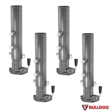 Bulldog 4x 20K BX1 Round Gooseneck Trailer Coupler Fits 2-5/16" Hitch Ball New