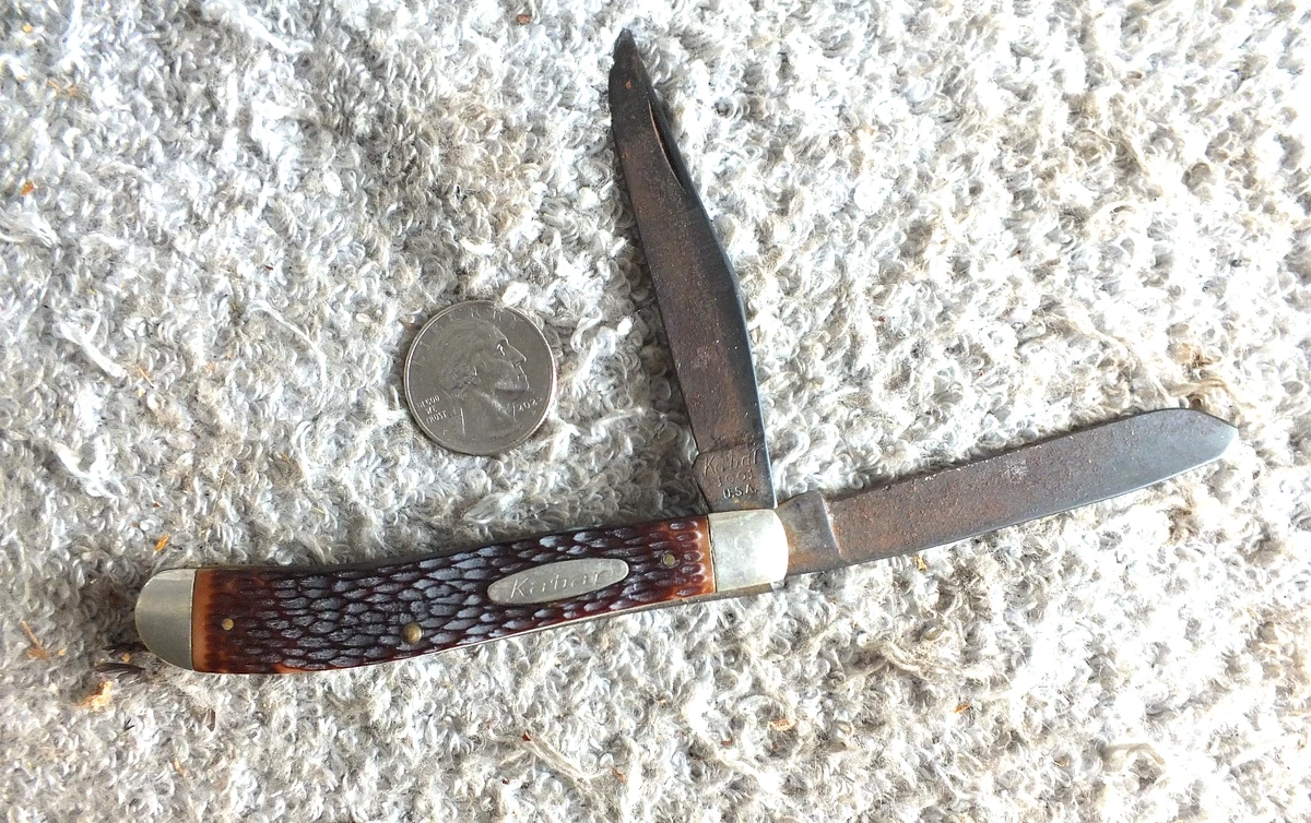 KA-BAR Original Collectible Folding Knives 2 Blades for sale | eBay