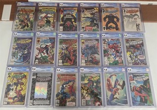AMAZING SPIDER MAN #161 383 Partial Run (18) COMIC LOT 365 375 ALL CGC GRADED