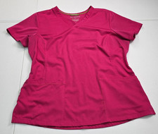 HH Works by Healing Hands Womens Scrub Top Style 2500 Pink Size L