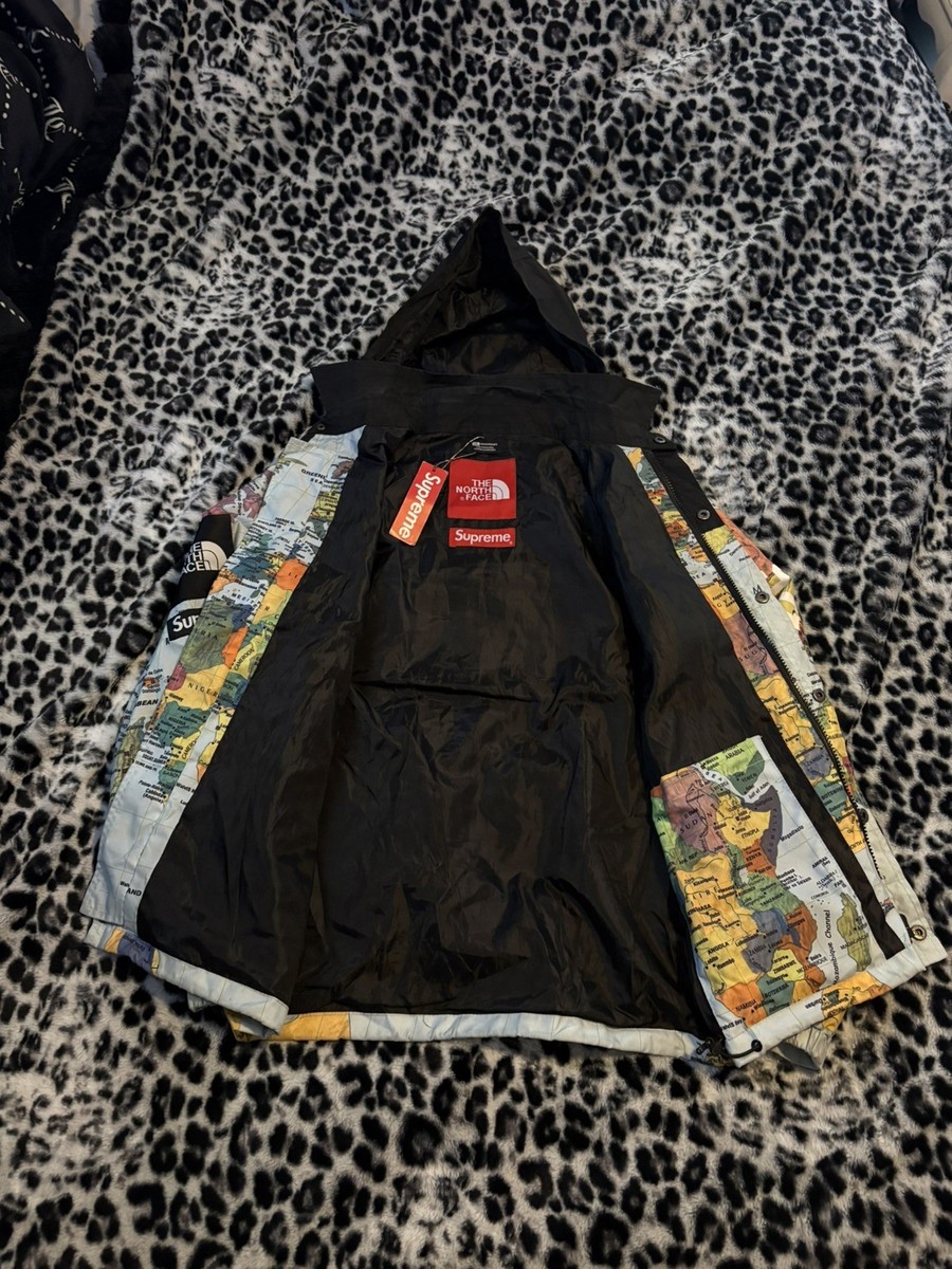 Supreme x The North Face 2014 Atlas World Map Expedition | eBay