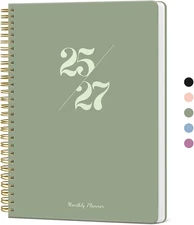 Monthly Planner 2025-2027, 2 Year Months Planner Calendar 2025-2027, July 2025 -