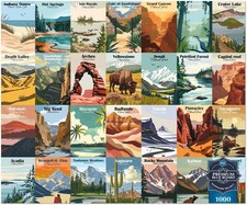 Our National Parks 1000-Piece Jigsaw Puzzle 26.75x19.75