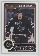 2014-15 O-Pee-Chee Justin Braun #223 2z7