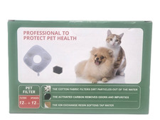 RBAYSALE Cat Water Fountain Replacement Filter, 12 Filters 12 Sponges