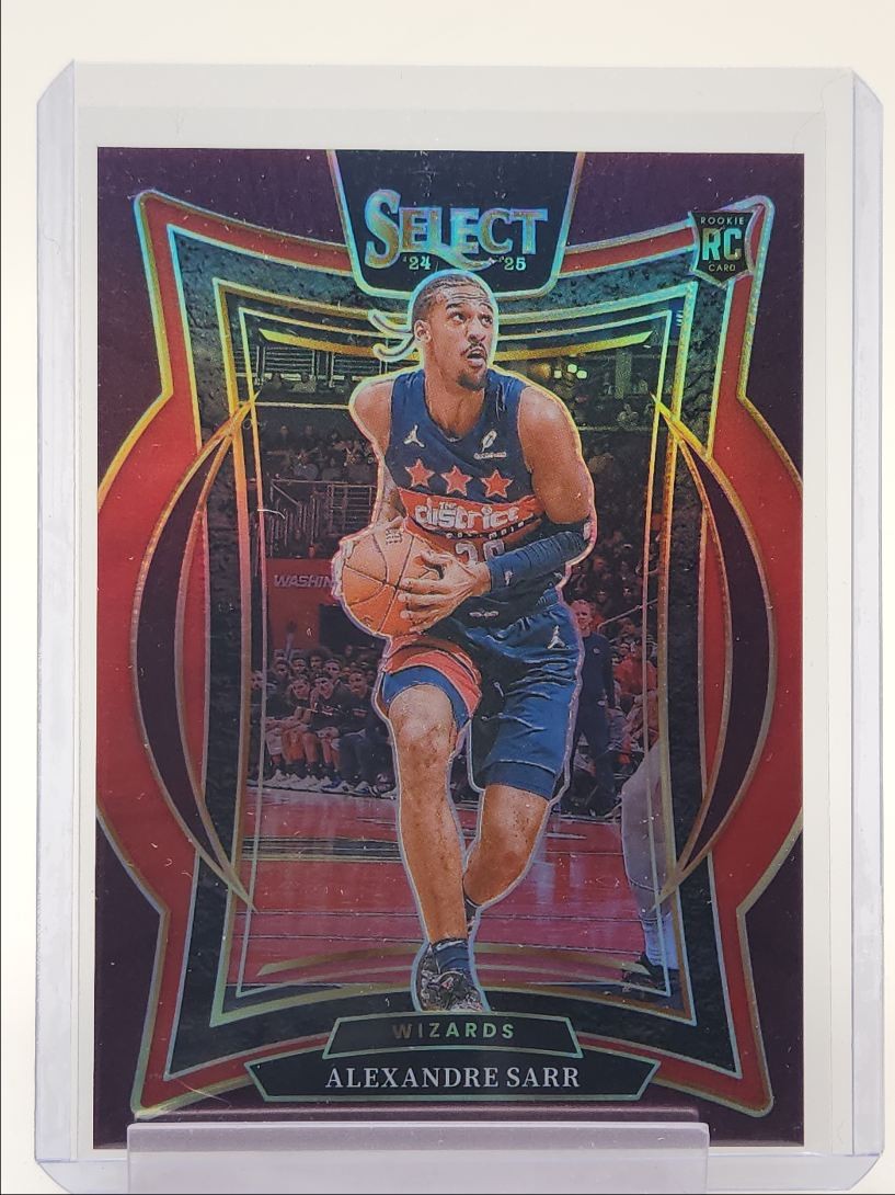 ALEXANDRE SARR 2024-25 SELECT CONCOURSE ROOKIE MAROON PRIZM RC /175 Q4407
