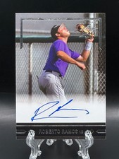 Roberto Ramos 2018 Leaf Ultimate Draft Gold Rookies Auto #GLR-RR1