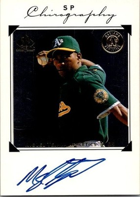 1998 SP Authentic Chirography - Miguel Tejada - Athletics - Autograph - NrMt-Mt