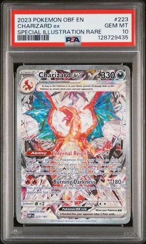 PSA 10 Charizard ex - 223/197 - Obsidian Flames - Pokemon - Read Description