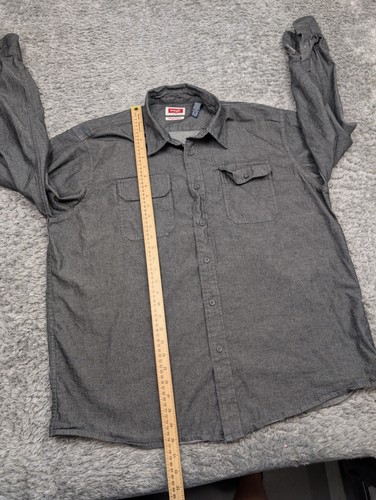 Wrangler Button Up Hemd Herren Größe XL Baumwolle Flex für Komfort - Bild 7 von 11
