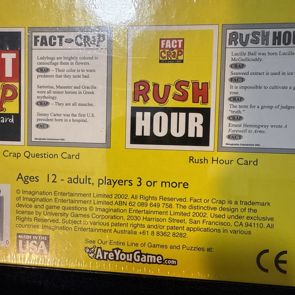 Fact Or Crap Board Game - New Sealed - Image 3 of 4
