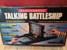 Vintage Milton Bradley 1989 Electronic Talking Battleship Game Working COMPLETE