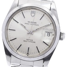 TUDOR Prince Oyster Date 74000 Silver Dial Automatic Men's Watch_935323