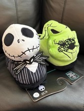 Disney Nightmare Before Christmas Jack  Oogie Women  s Glow Slippers 9/10 - NWT