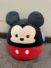 Squishmallows Disney Mickey Mouse 14" Plush Toy Soft Official Kellytoy Gift