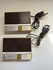 Lot of 2 Realistic Plug N Talk FM Wireless Intercoms 43-212 Radio Shack Tested