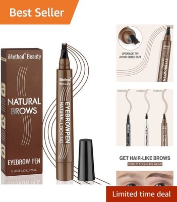 Travel-Friendly Eyebrow Tattoo Pen: Waterproof & Smudge-Proof in Dark Brown