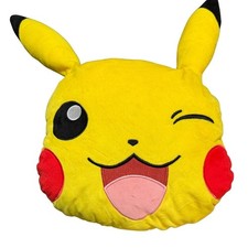 Pikachu 2023 Winking Cushion Plush Pillow 20  x 22  Pok mon Cartoon Animation