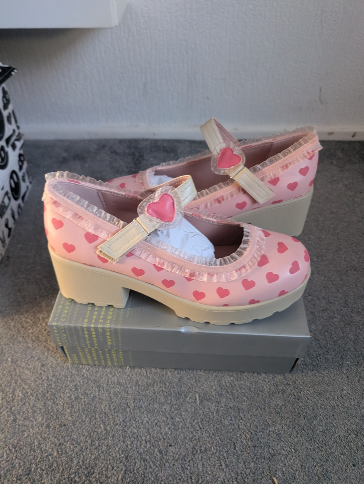 NEW RARE Melanie Martinez Koi Sweetheart Tira Mary Jane Shoes Size UK 10 ltd ed image 4