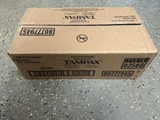 500 Tampons 73010 VENDING Machine TAMPAX Regular Absorbency Pack Complete Box