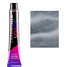Pravana Chromasilk Vivids Neons Direct Dye Hair Color, Smokey Silver, 3 fl oz