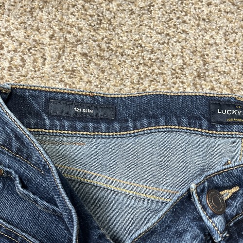 Lucky Brand Jeans Men 38x34 121 Slim Fit Straight Denim (37x33) - Picture 4 of 19