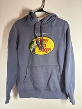 Bass Pro Shops Men's Hooded Pullover Sweatshirt Size Small Johnny Morris