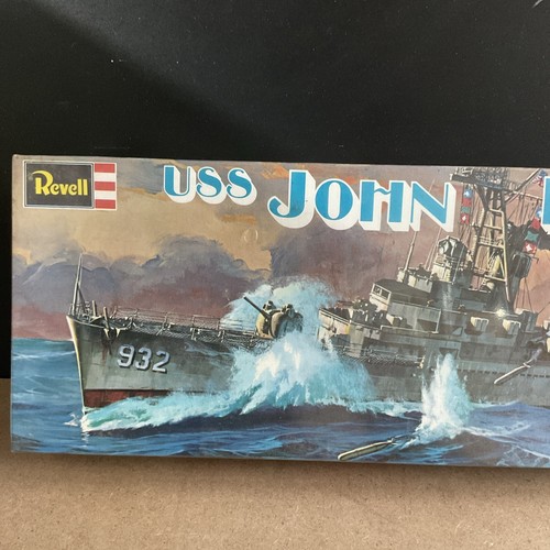 De colección 1971 Revell USS John Paul Jones Navy Destroyer Modelo Kit H-309 Sellado - Imagen 2 de 7