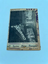 1942 Charleston Rebels Jacksonville Tars Semifinals Playoff Baseball Scorecard 9