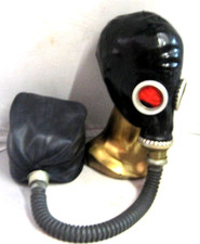 Gasmaske mit Gummiballon Fetisch Black Style Filter Gay Prepper   Poppers  Gr. 2